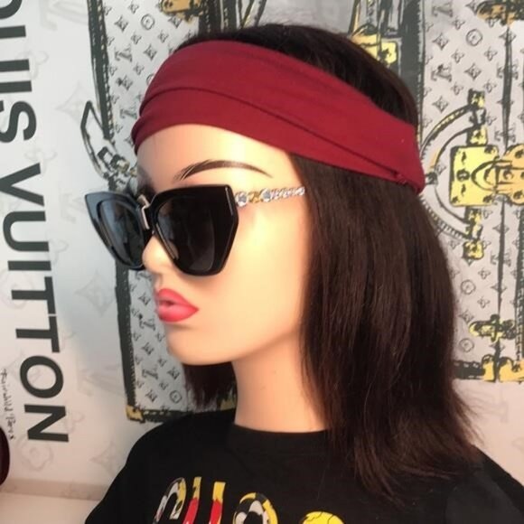 New Authentic Gucci Black Cat-Eye Sunglasses GG0641s 001 - Picture 4 of 11